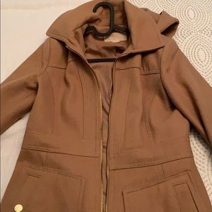 Hooded Michael Kors came peacoat